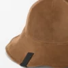 Country-hatt i semsket skinn