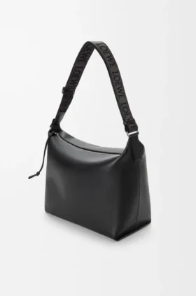 Cubi Crossbody-veske i mykt, glatt kalveskinn og jacquard