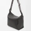 Cubi Crossbody-veske i mykt, glatt kalveskinn og jacquard