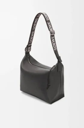 Cubi Crossbody-veske i mykt, glatt kalveskinn og jacquard