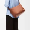 Cubi Crossbody-veske i mykt, glatt kalveskinn og jacquard