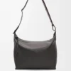 Cubi Crossbody-veske i mykt, glatt kalveskinn og jacquard
