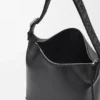 Cubi Crossbody-veske i mykt, glatt kalveskinn og jacquard