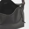 Cubi Crossbody-veske i mykt, glatt kalveskinn og jacquard