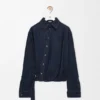 Drapert skjorte i denim