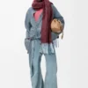 Drapert skjorte i denim