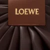 Drapert tote-veske i mykt nappa-lammeskinn Drapert tote-veske i mykt nappa-lammeskinn