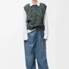 Draperte jeans i denim