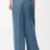 Draperte jeans i denim