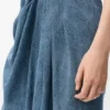 Draperte jeans i denim