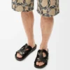 Ease Monogram-sandaler i vegetabilsk garvet kalveskinn Ease Monogram-sandaler i vegetabilsk garvet kalveskinn