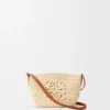 Eclipse Pochette i raffia og kalveskinn Eclipse Pochette i raffia og kalveskinn