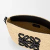 Eclipse Pochette i raffia og kalveskinn Eclipse Pochette i raffia og kalveskinn