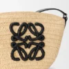 Eclipse Pochette i raffia og kalveskinn Eclipse Pochette i raffia og kalveskinn