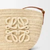 Eclipse Pochette i raffia og kalveskinn Eclipse Pochette i raffia og kalveskinn