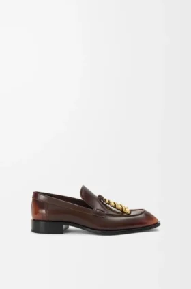 Edge-Loafer i børstet kalveskinn
