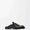 Edge Loafer-mule i børstet kalveskinn