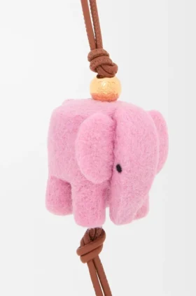 Elephant-smykke i filt og kalveskinn