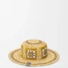 Fiskerhatt i raffia