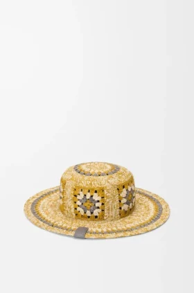 Fiskerhatt i raffia