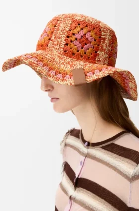 Fiskerhatt i raffia