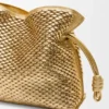 Flamenco-clutch i medium størrelse i laminert lammeskinn Flamenco-clutch i medium størrelse i laminert lammeskinn