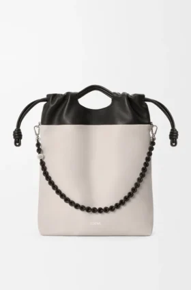 Flamenco Purse Tote-veske i mykt nappa-lammeskinn