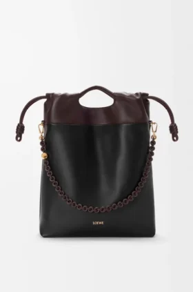 Flamenco Purse Tote-veske i mykt nappa-lammeskinn