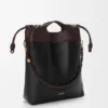 Flamenco Purse Tote-veske i mykt nappa-lammeskinn