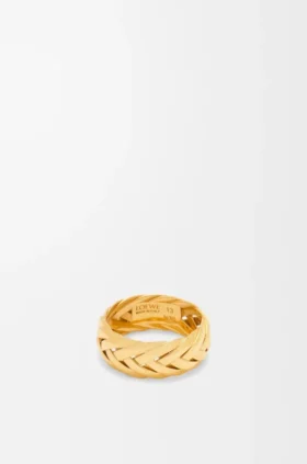 Flettet ring i sterlingsølv
