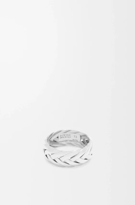 Flettet ring i sterlingsølv Flettet ring i sterlingsølv