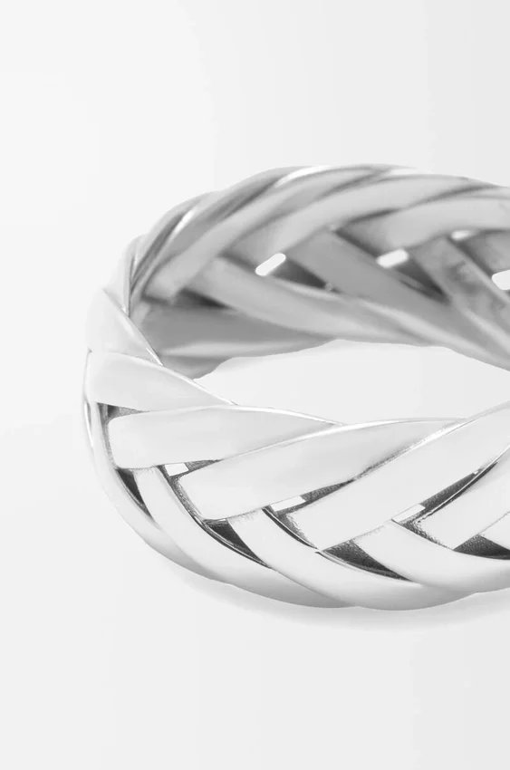 Flettet ring i sterlingsølv Flettet ring i sterlingsølv