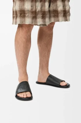 Flex Anagram-sandaler i mykt kalveskinn