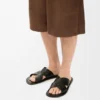 Flex Criss-Cross-sandaler i vegetabilsk garvet kalveskinn Flex Criss-Cross-sandaler i vegetabilsk garvet kalveskinn