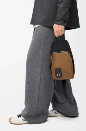 Flex Sling i lerret og semsket skinn