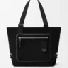 Flex Zipped Tote-veske i lerret og semsket skinn Flex Zipped Tote-veske i lerret og semsket skinn