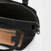 Flex Zipped Tote-veske i lerret og semsket skinn Flex Zipped Tote-veske i lerret og semsket skinn