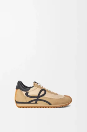 Flow Runner i nylon og semsket skinn