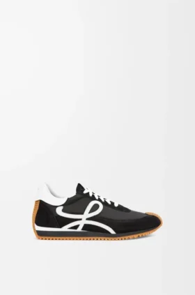 Flow Runner i nylon og semsket skinn