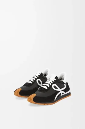 Flow Runner i nylon og semsket skinn