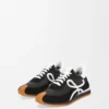 Flow Runner i nylon og semsket skinn Flow Runner i nylon og semsket skinn