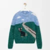 Genser i ull og mohair Genser i ull og mohair