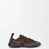 Grip-sneakers i kalveskinn i semsket skinn Grip-sneakers i kalveskinn i semsket skinn