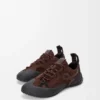 Grip-sneakers i kalveskinn i semsket skinn Grip-sneakers i kalveskinn i semsket skinn