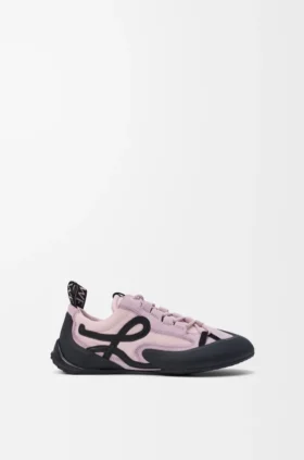 Grip-Sneakers i nylon og semsket skinn
