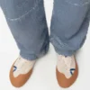 Grip-Sneakers i nylon og semsket skinn Grip-Sneakers i nylon og semsket skinn