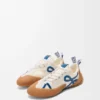 Grip-Sneakers i nylon og semsket skinn Grip-Sneakers i nylon og semsket skinn