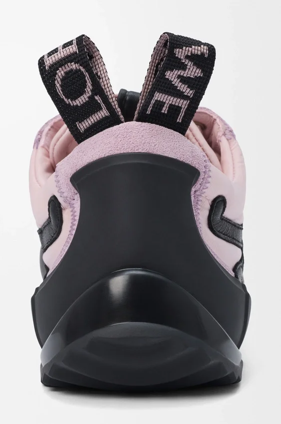 Grip-Sneakers i nylon og semsket skinn Grip-Sneakers i nylon og semsket skinn