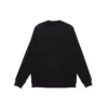 Herre-Loewe Anagram bomullstrøye med rund hals og brodert alfabet – klassisk sportssstil – svart – H526341Xa1-1100