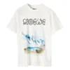 Herre-T-skjorte fra loewe med «White Snow Mountain»-trykk, korte ermer, hvit H6299983Pc-2100